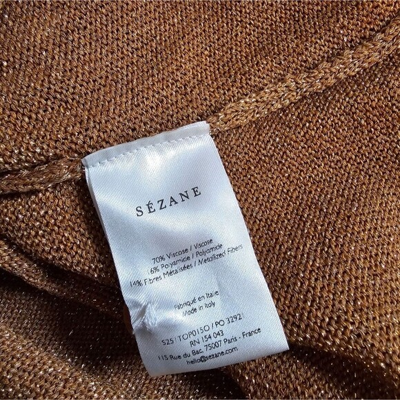 Sezane Leana Jumper Gold - Size S - Picture 6 of 8